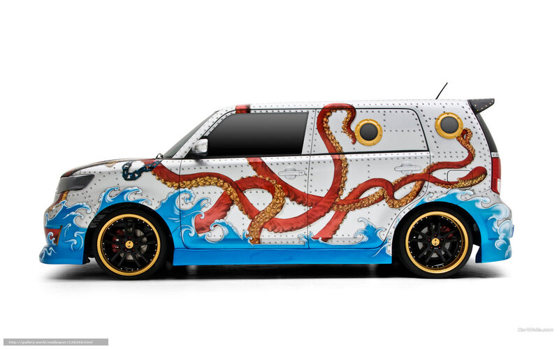 Custom-painted Car — White
