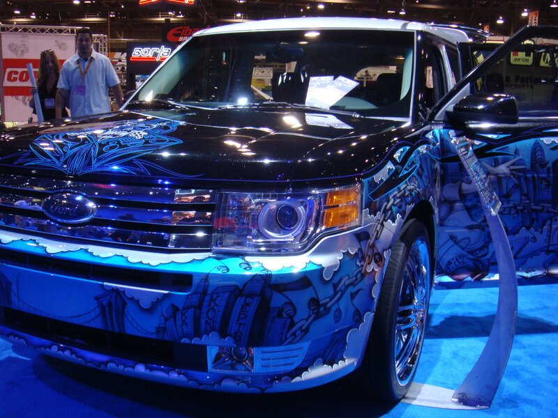custom painted ford flex
