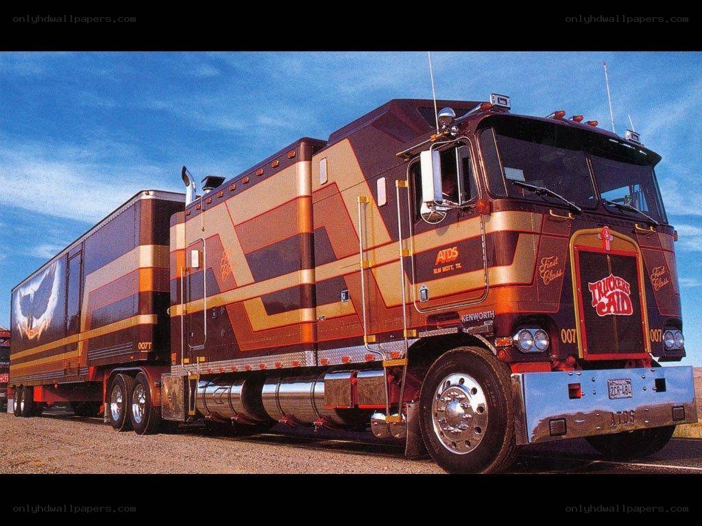 custom-painted semi-truck