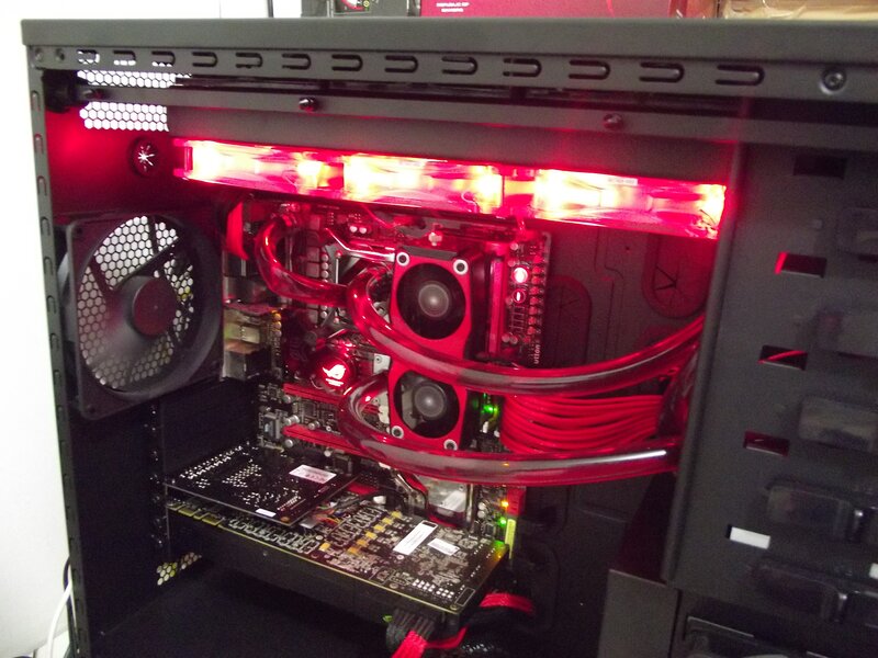 Custom Pc Build — Black, Technical, Photograph, Computer Case