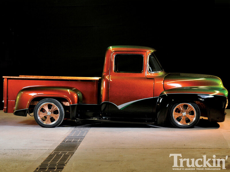 Custom Pickup Truck — Red