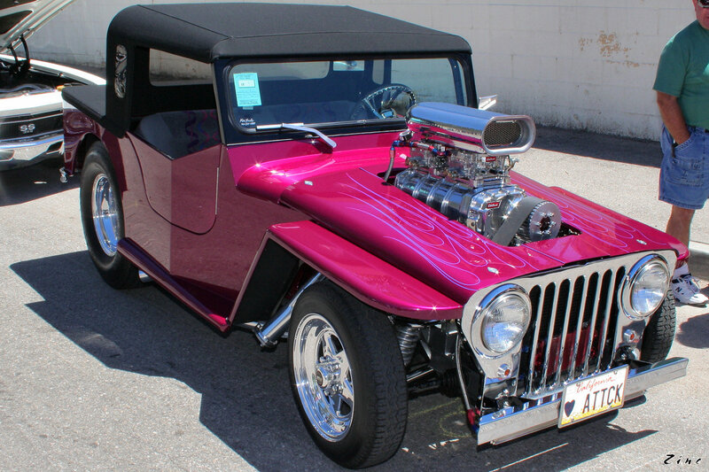 Custom Pink Jeep