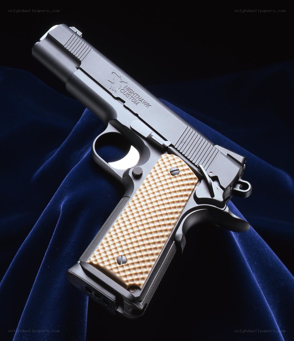 custom pistol on velvet