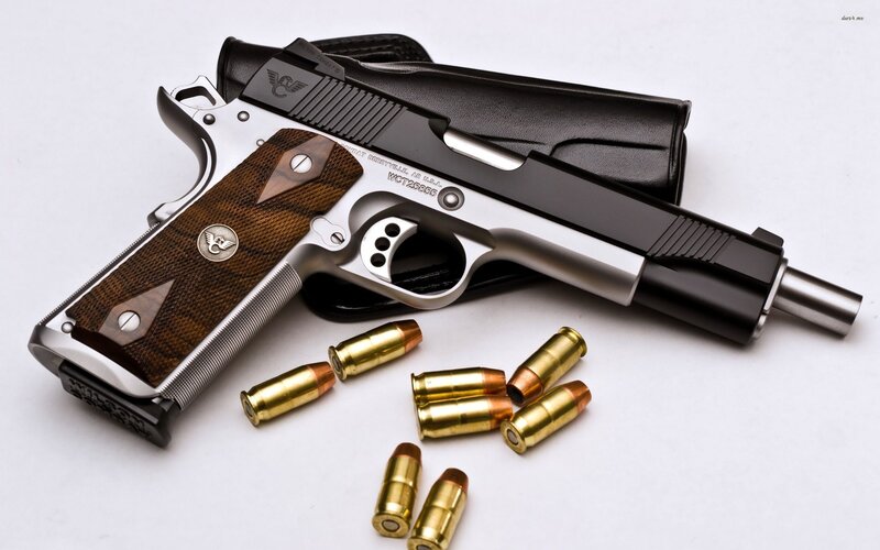 Custom Pistol with Bullets
