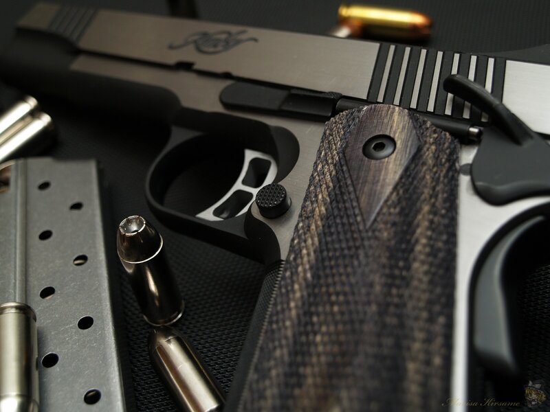 Custom Pistol with Wood Grips
