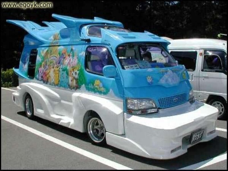 custom pokemon van