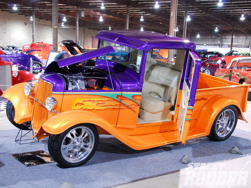 Custom Purple and Orange Truck — Showcase