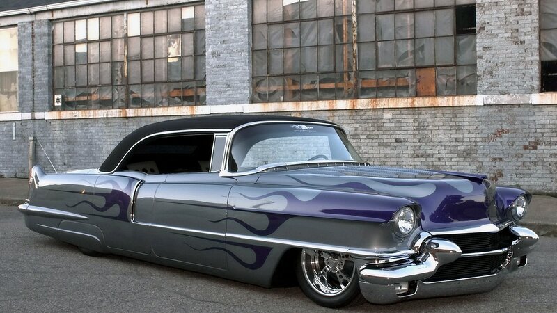 Custom Purple and Silver Car — Dramatic, Afternoon, Photograph
