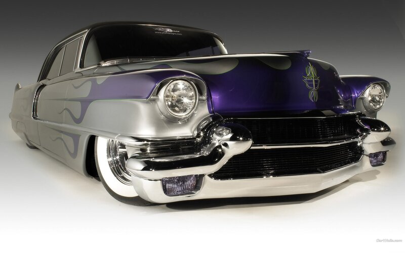 Custom Purple and Silver Car — Dramatic, Photograph