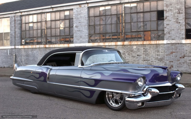 custom purple flame car