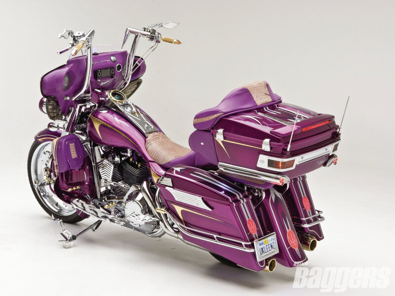Custom Purple Motorcycle — Showcase