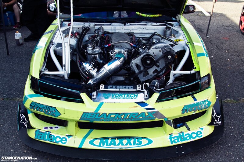 custom race car engine bay
