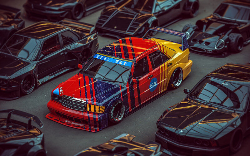 Custom Race Car — Red