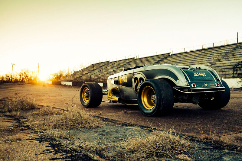 Custom Race Car — Silver