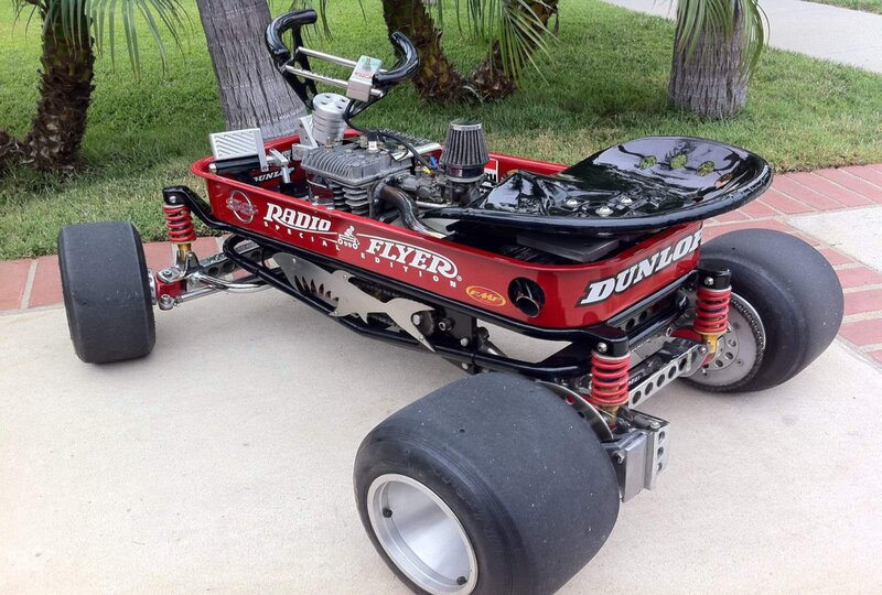 Custom Radio Flyer Go-kart