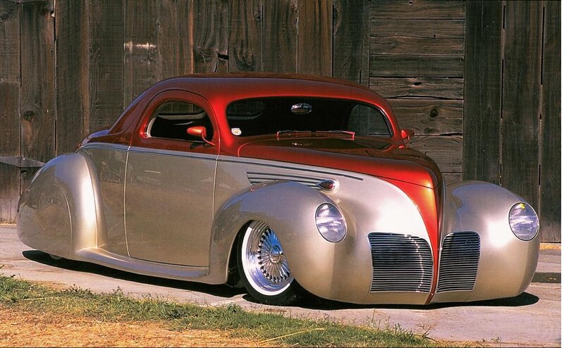 Custom Red and Silver Car