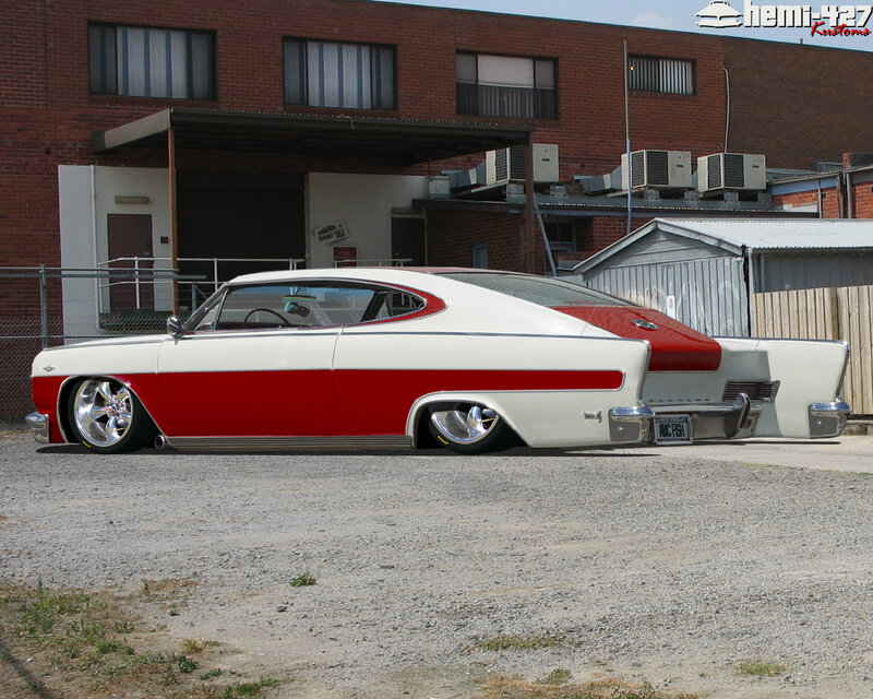 Custom Red and White Car — Calm