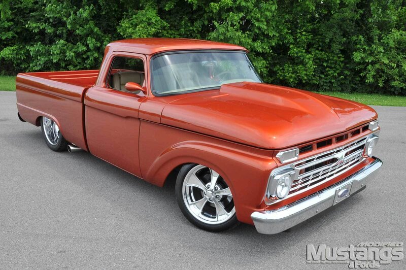 Custom Red Pickup Truck — Calm