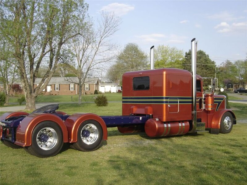 Custom Red Semi-truck — Calm