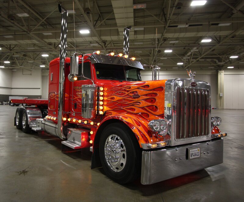 Custom Red Semi-truck — Showcase