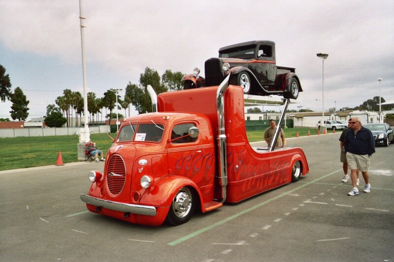 Custom Red Tow Truck