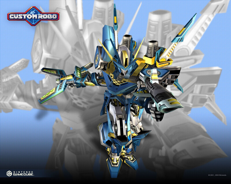 Custom Robo robot in action