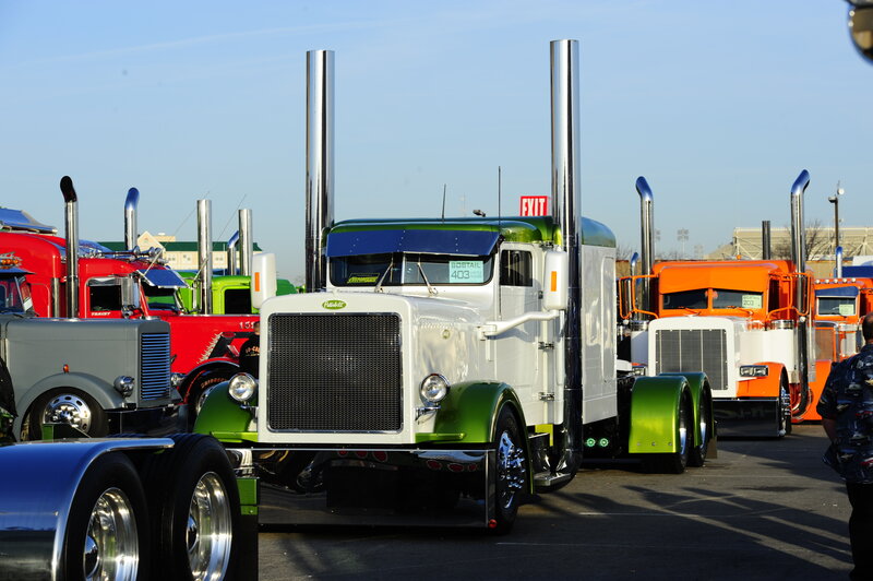 Custom Semi-trucks — White