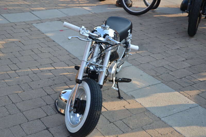 Custom Silver Motorcycle — Calm