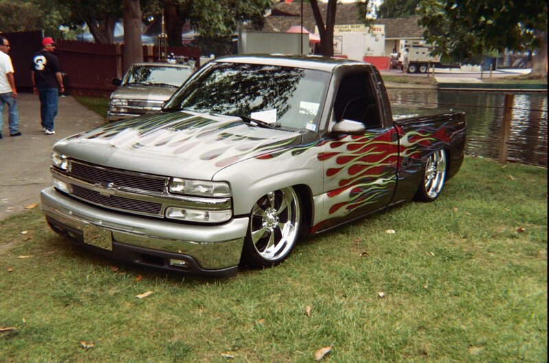 Custom Silver Pickup Truck — Calm