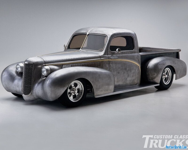 Custom Silver Pickup Truck — Neutral