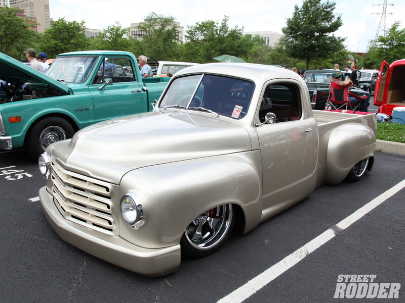 Custom Silver Pickup Truck — Outdoor