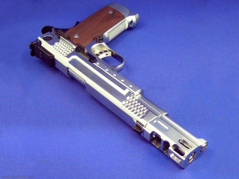 Custom Silver Pistol