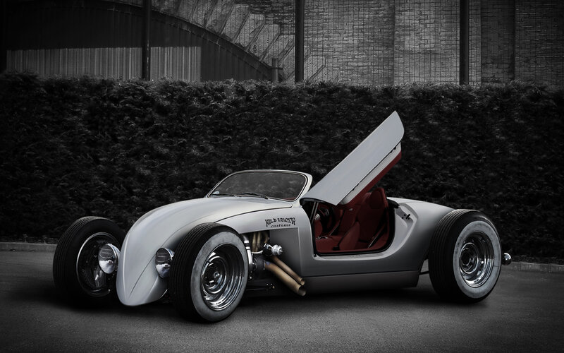 Custom Silver Roadster