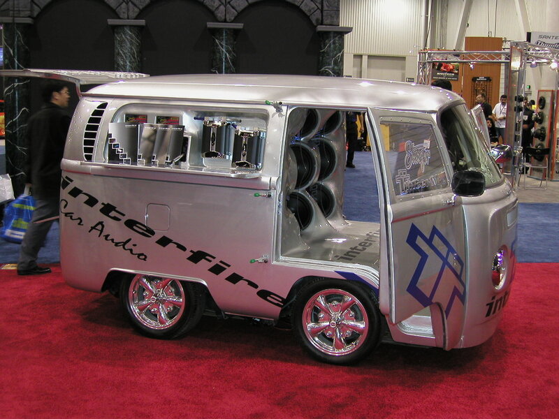Custom Silver Van