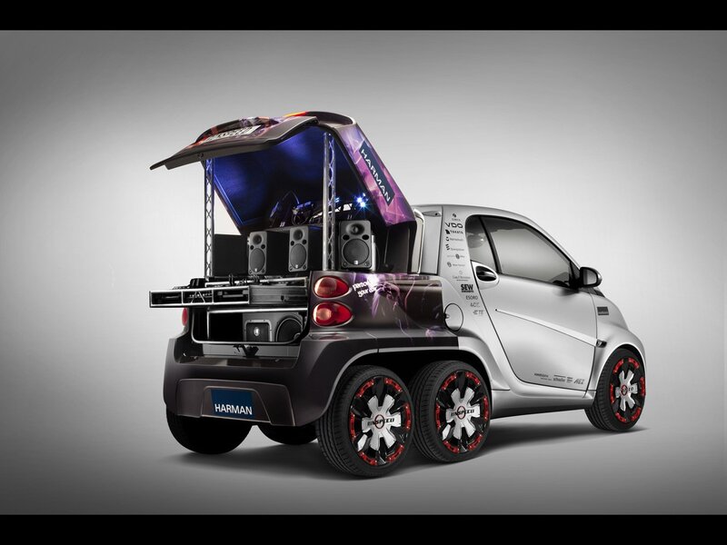 Custom smart car with sound system