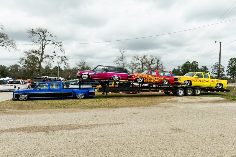 Custom Trucks on Trailer