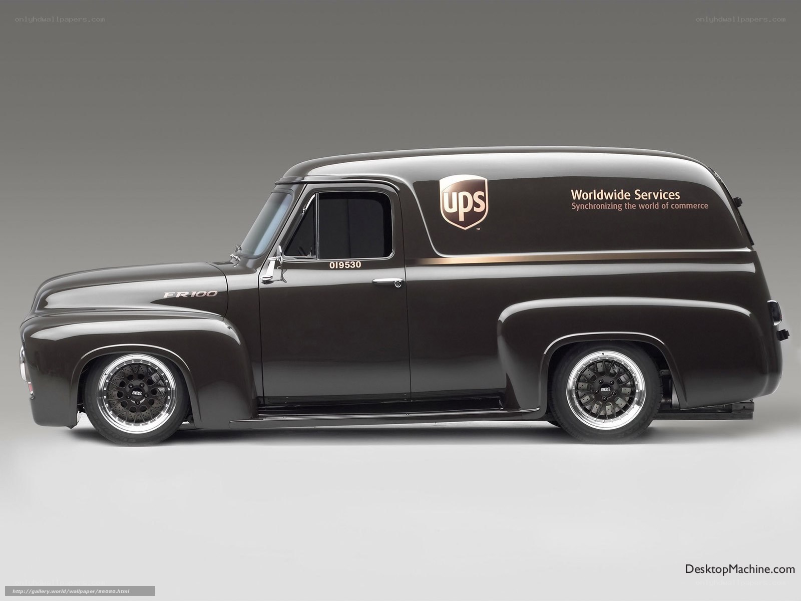 Custom UPS Delivery Van