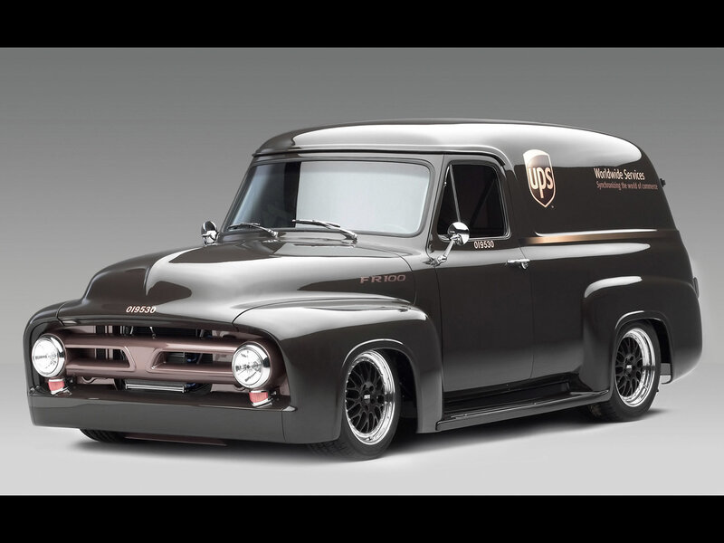 Custom UPS Delivery Van