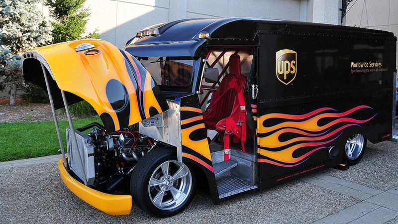 Custom UPS Delivery Van — Black