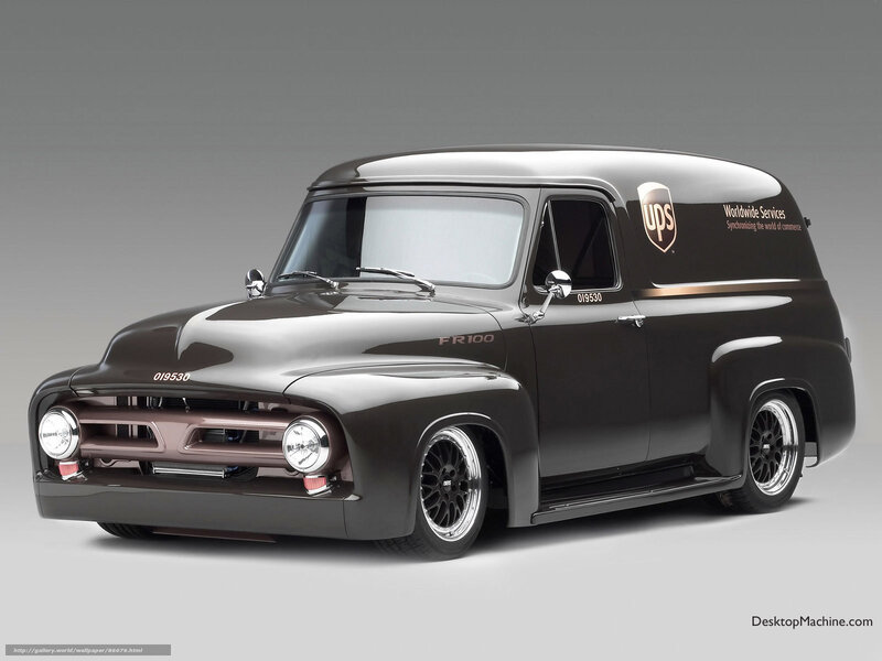 Custom UPS Delivery Van