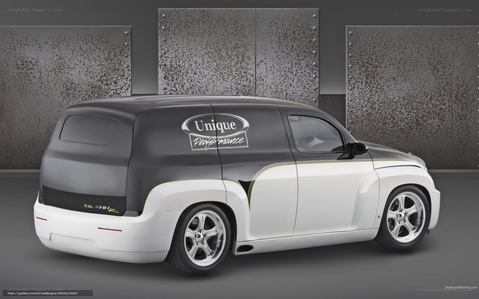 Custom van with unique performance branding
