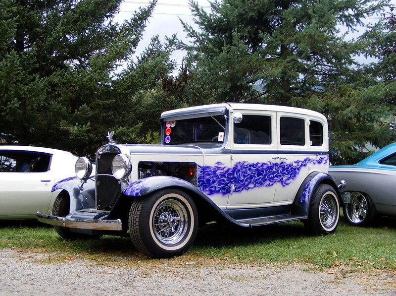Custom Vintage Car — White