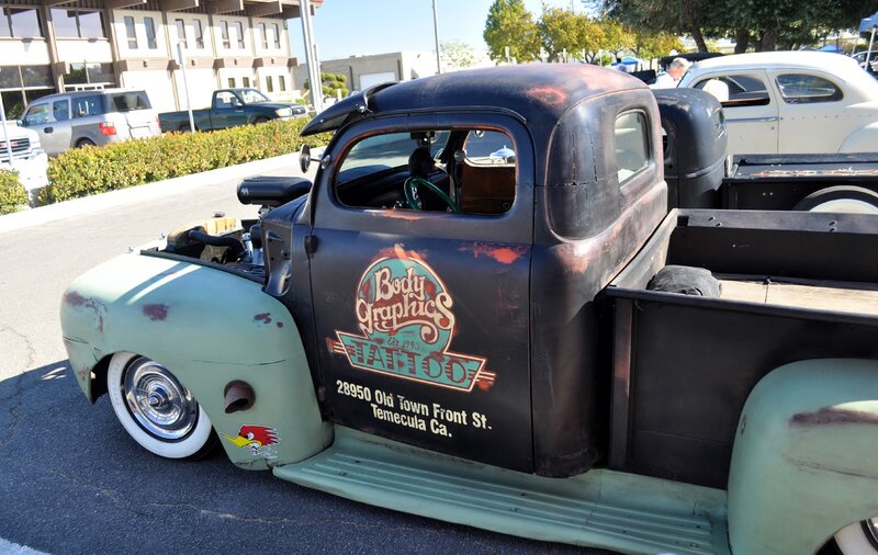 Custom Vintage Pickup Truck — Black