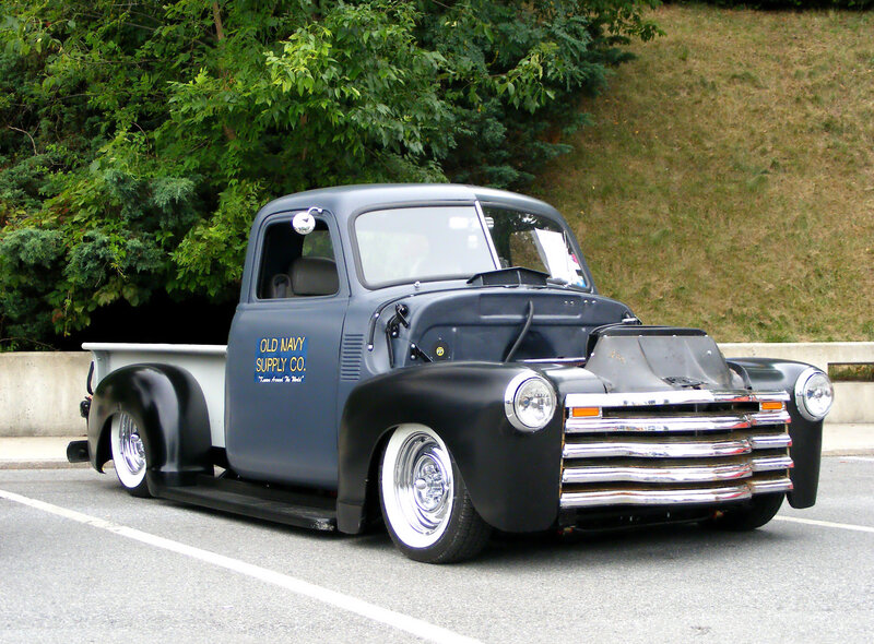 Custom Vintage Pickup Truck — Gray, Calm