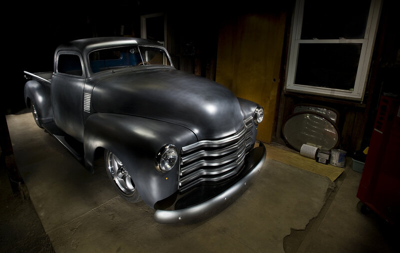 custom vintage pickup truck