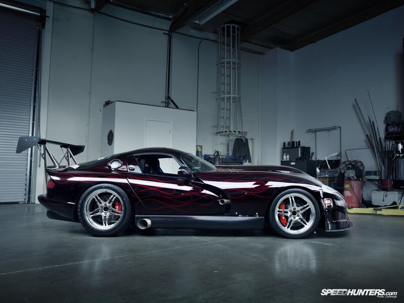 Custom Viper with flame design