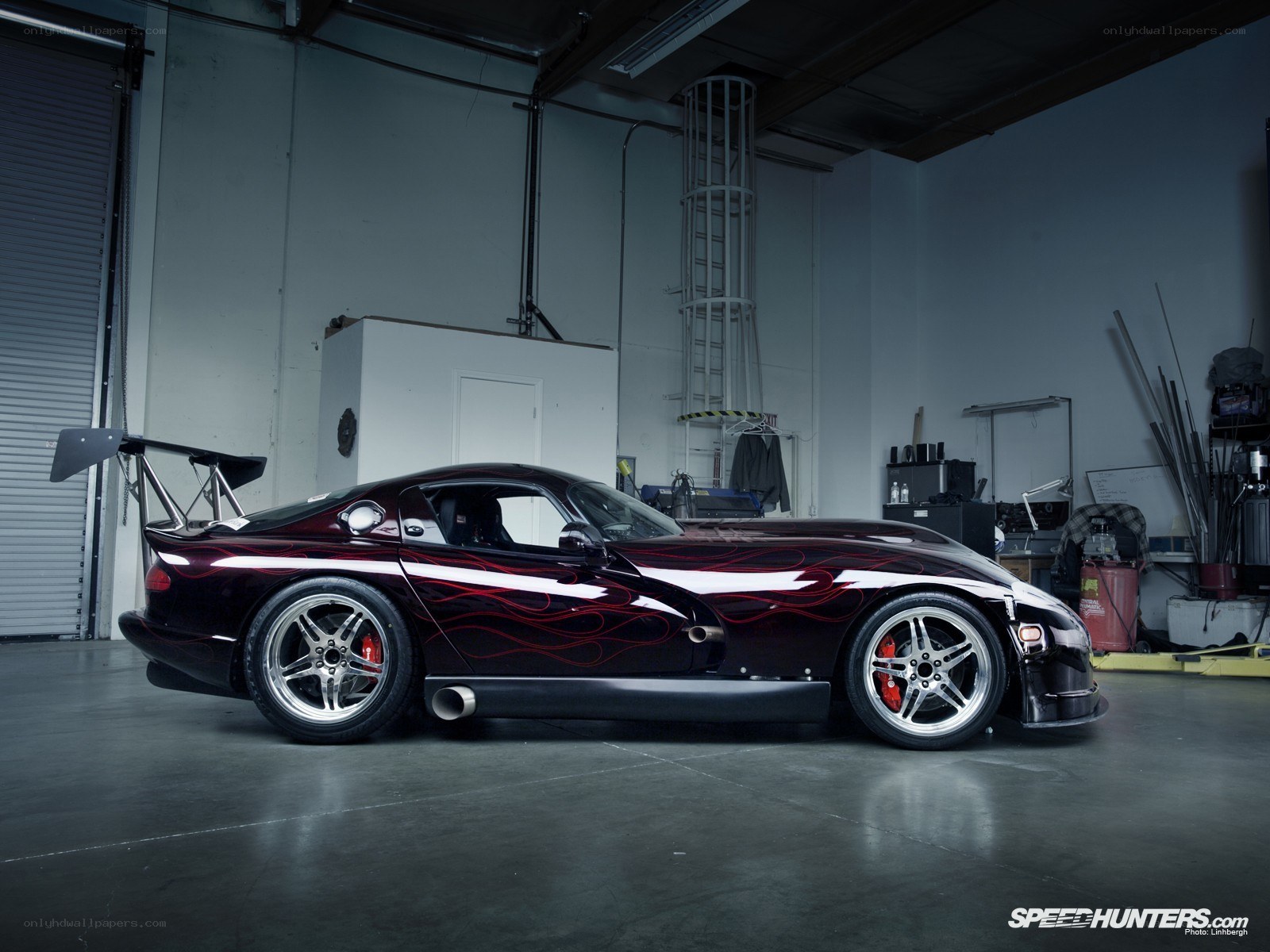Custom Viper with flame design