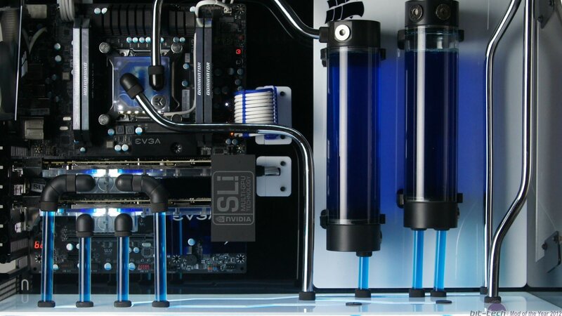 Custom Water-cooled PC — Blue, Technical