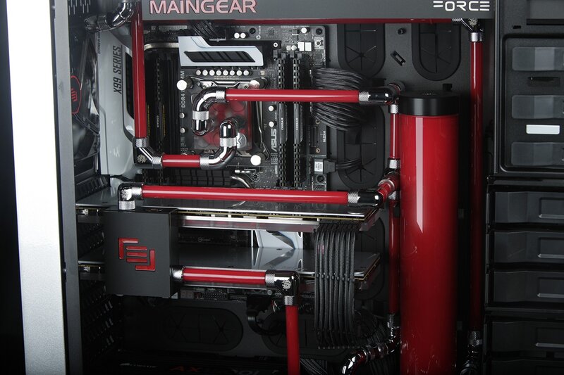 Custom Water-cooled PC — Red