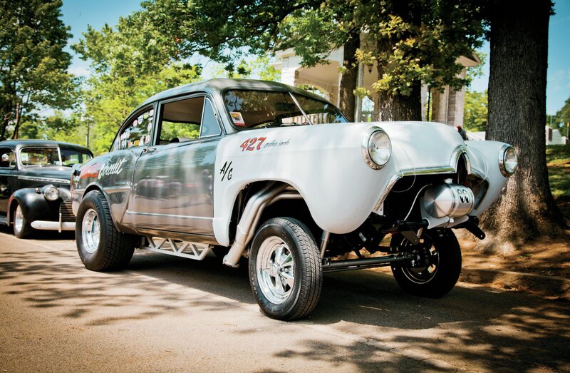 Custom White and Silver Car